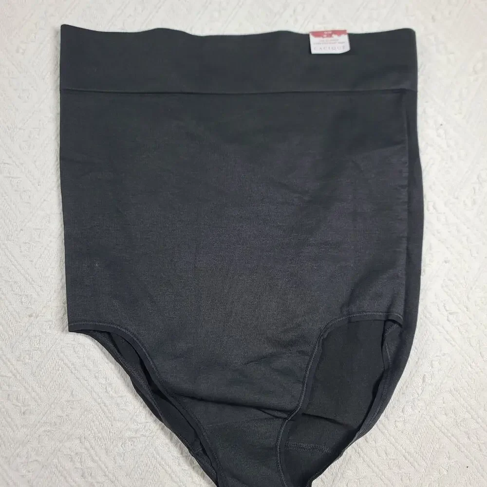 Cacique High-Waist Shaping Briefs in Black and Nude